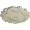 Ekena Millwork Plymouth Ceiling Medallion (Fits Canopies up to 1 5/8"), 16 3/4"OD x 1 3/8"P, Clear Yellow CM16PLCYF - alternate 3